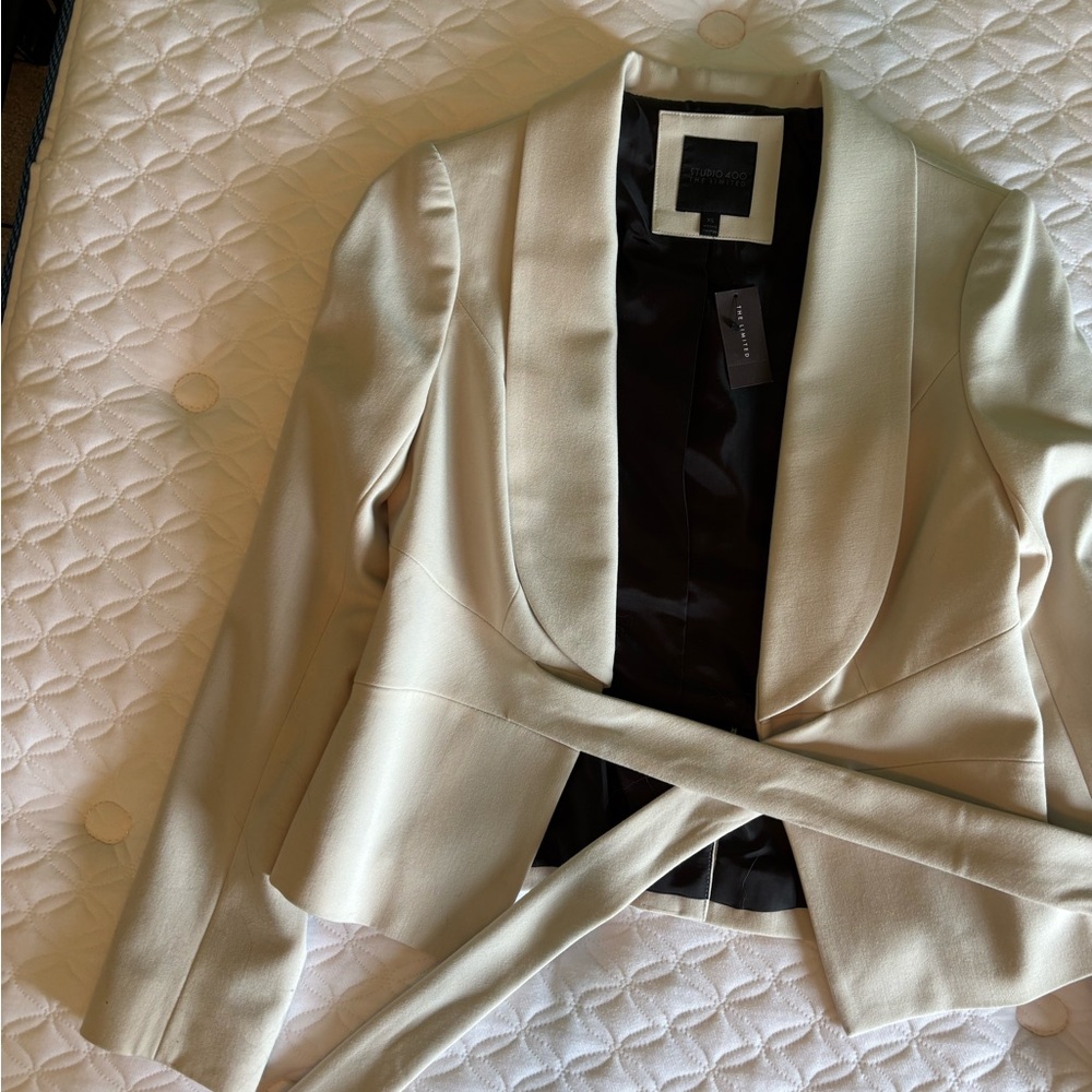 The Limited Elegant Beige Blazer and Dress Pant